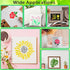 80 Pcs 4 x 4 Inch Stencils for Painting on Wood, Reusable Flower Stencils Butterfly Stencils Bird Plastic Stencils Bee Wall Stencil DIY Craft Temp...