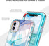 DT Series Case for iPhone 11 Case Built with Screen Protector, Lightweight and Stylish Full Body Shockproof Protective Rugged TPU Case for Apple i...