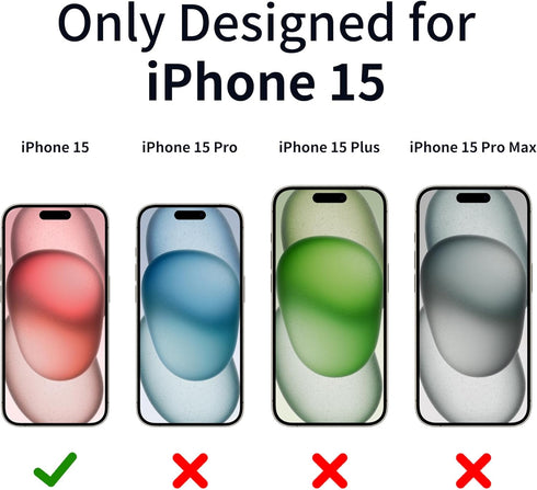 Compatible With iPhone 15/14 pro Privacy Screen Protector 6.1 Inch Anti Blue Light for iPhone15 Tempered Glass 28° Rose red Gradient Anti-Spy Easy...