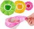 Plastic Bowl Covers Elastic Reusable - 60 PCS Fresh Keeping Bags, 3 Size Food Covers Stretch, Shower Cap Bowl Storage Covers?6/8/10inch?...