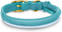 Reflective Rolled Leather Dog Collar for Small Dogs, Adjustable Soft Padded Pet Collar for Small Breed Dogs Puppy (XXS, 7"-9", Teal)...