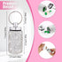 Pill Organizer Stainless Steel Waterproof Pill Holder Box Bling Small Medicine Case Dispenser Bottle Travel Portable Jewelry Ring Holder Keychain ...