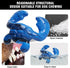 Dog Toys for Aggressive Chewers,Nylon Crab Durable Dog Toy for Medium Large Dogs, Bacon Flavor Interactive Dog Toys for Boredom,Blue...