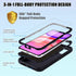 Compatible for iPhone 11 Case with Screen Protector Cute Luxury Cow Print Design for Women Girls, Shockproof 3-Layer Full Body Rugged Heavy Duty P...