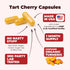 Turmeric Curcumin & Tart Cherry Extract Capsules with Black Pepper & Organic Tumeric. Tart Cherry Capsules Aid Uric Acid Balance, Joint Health, Mu...