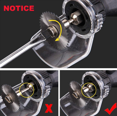 Cutting Wheels for Rotary Tool, Diamond Metal Wood Cutting Wheels and Drill Cutting Disc with 1/8" Shank and Resin Cutting Off Wheels with Mandrel...