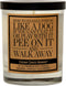 How to Handle Stress Like A Dog..., Kraft Label Scented Soy Candle, Orange, Mango, Goji Berry, 10 Oz. Glass Jar Candle, Made in The USA, Decorativ...