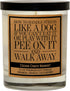 How to Handle Stress Like A Dog..., Kraft Label Scented Soy Candle, Orange, Mango, Goji Berry, 10 Oz. Glass Jar Candle, Made in The USA, Decorativ...