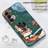 Galaxy S22 Case, Samsung Galaxy S22 Case Slim Shockproof Silica Astronaut Pattern Side Creative Design Samsung S22 Phone Cover-Astronaut Green...