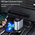 Retractable Car Charger, 4 in 1 Retractable Car Charger, 100W Dual Ports Fast Charger, Cigarette Lighter Car Charger for iPhone 15/14/13/12/11, iP...