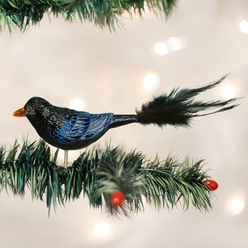 Old World Christmas Raven Glass Blown Ornament for Christmas Tree...