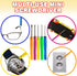 ArtCreativity 5 PC Mini Screwdriver Keychain Set, Pack of 12, Set Includes 5 Screw Drivers and Portable Pouch, Cool Birthday Party Favors for Boys...