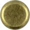 Bezelry 12 Pieces Beveled Edge Antique Brass Metal Shank Buttons. (25mm (1 inch))...