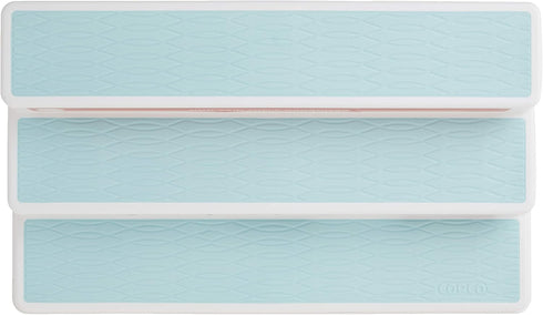 Copco Basics 3-Tier Spice Pantry Kitchen Cabinet Organizer, 15-Inch, Aqua...