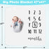 Baby Monthly Milestone Blanket, Premium 265GSM Soft Flannel Fleece Large Photography Background Blanket for Baby Boys and Girls, Photo Prop for Ne...