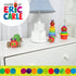 Kids Preferred World of Eric Carle The Very Hungry Caterpillar Bath Time Silicone Stacking Cup Set with Caterpillar Head Squirty Perfect for Water...