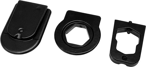 Master Tailgaters Rear View Mirror Three Metal Bracket Adapters for Volkswagen, Audi, Dodge, Ford, Honda...