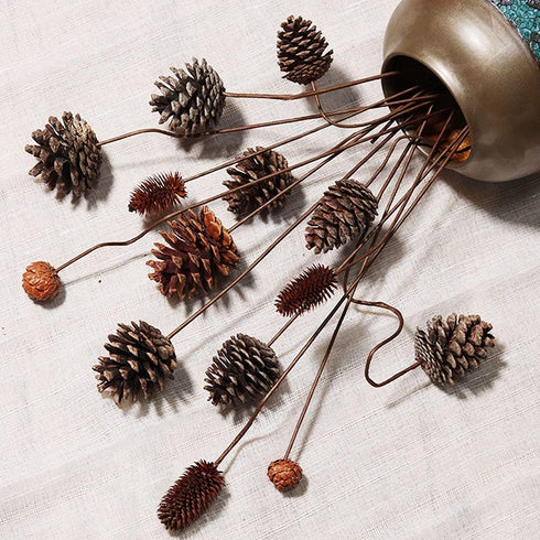 Floral Wire 26 Gauge, 100 Pcs Brown Florist Wire - 14 Inch for Crafts, Bouquet Stem Wrapping, Wreath Making, Flower Arrangement Supplies...