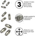 Ball Chain Connector Clasps 300 Pieces Number 10 Connectors Fits 4.5mm Beaded Ball Chain...