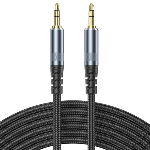 AUX Cable 10ft, 3.5mm Audio Cable Male to Male 10 Feet Long Aux Cord for Car Auxiliary to Aux Cables Hi-Fi Sound 1/8 Jack Compatible with Stereo H...