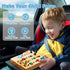 HONGDDY Busy Board Montessori Toys for Toddler, Wooden Sensory Board Switch Toy with Shape Sorter LED Light Up Travel Toys Educational Plane Trave...