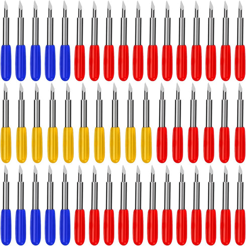 50 Pcs Replacement Blades Compatible with Explore 4/3/Air/Air2/Air one/Maker/Maker 4/3/2 Cutting Machines - Include 10PCS Fine Point Blade, 30PCS ...