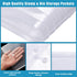 30 Pieces Large Stamp and Die Storage Pockets Clear Die Storage Envelopes Scrapbooking Storage Cutting Dies Stencil Organizer Holder Album Embossi...