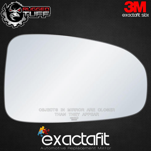 exactafit 8399R Passenger Side Mirror Glass Replacement Repair Compatible With 2000 2001 2002 2003 2004 2005 Chevy Impala...