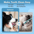 Pet Dental Care Finger Wipes, Pet Teeth Cleaning Wipes for Cats and Dogs, Dog Teeth Wipes, Freshen Breath, Reduce Plaque & Tartar, 2Pack, 100PCS...