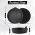 SINGARO Car Cup Holder, 4-Pack Silicone Car Coasters, Universal Non-Slip Recessed Car Interior Accessories (Flower Black)...