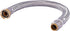 SharkBite Max 1/2 Inch x 3/4 Inch FIP x 18 Inch Stainless Steel Braided Flexible Water Heater Connector, Push to Connect Brass Plumbing Fitting, P...