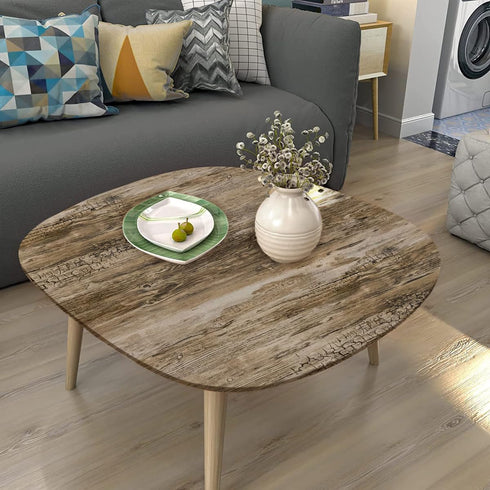 Livebor Wood Contact Paper Distressed Wood Wallpaper Peel and Stick 17.7inch x 118.1inch Rustic Woodgrain Contact Paper Wood Textured Peel and Sti...