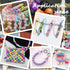 100Pcs 5 Colors 16mm Acrylic Beads Bulk Halloween Theme Beads AB Color Opaque Round Beadable Pens Bubblegum Chunk Bead for Jewelry Making Beading ...