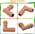 20 Pieces Drip Irrigation Barbed Elbows Fittings for 1/2” Tubing (0.600”ID) - Drip Elbows (17mm) Irrigation Tubing Connectors for Drip Sprinkler G...