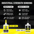 Super Glue, CA Glue (Cyanoacrylate Glue) 120g(4oz) for Plastic, Wood, Shoe, Craft, Hobby Model, Glass, Metal, 150/2000 CPS (Thin/Thick) Clear Supe...