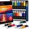 Aen Art Acrylic Paint Set for Pumpkin Painting, 16 Colors Painting Supplies for Canvas Wood Fabric Ceramic Crafts, Non Toxic&Rich Pigments for Beg...