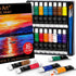 Aen Art Acrylic Paint Set for Pumpkin Painting, 16 Colors Painting Supplies for Canvas Wood Fabric Ceramic Crafts, Non Toxic&Rich Pigments for Beg...