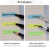 Fluorescent Translucent Sticky Note Flags, 2400 Pcs Total, Pack of 10 Color Tabs, Arrow Sticky Notes, Page Flag Markers, Arrow Index Tabs...