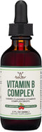 Double Wood Supplements Liquid Vitamin B Complex - 2 Month Supply - Max Absorption - B3, B6, B7 (Biotin), B9, and Vitamin B12 - Cherry Flavor - 2 ...