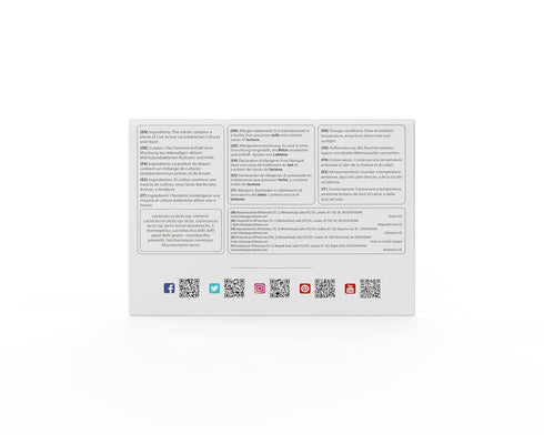 Kefir Starter Cultures - Pack of Freeze-Dried Culture Sachets For Creamy and Mild Milk Kefir (5 sachets)...