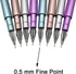 Maydahui 24PCS Crystal Rose Gel Pen Colorful Gem Flower Pens Black Ink for Girls Party School Office Supplies...