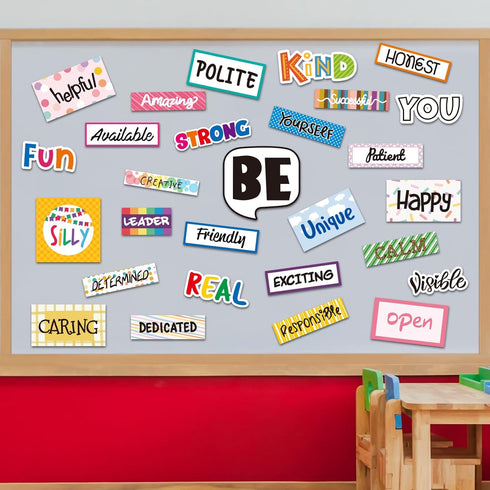 Motivational Classroom Cutouts Inspirational Quotes Classroom Bulletin Board Decorations for School Office Home Wall Art Decoration...
