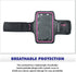 RND Apple Certified Lightning to Reversible USB 6ft Cable and Slim-Fit Active Sports Armband Case for iPhone (7, 6S, 6, 5S, 5, 5C, SE) and iPod To...