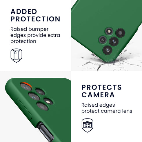 kwmobile Case Compatible with Samsung Galaxy A32 5G Case - TPU Silicone Phone Cover with Soft Finish - Pixie Green...
