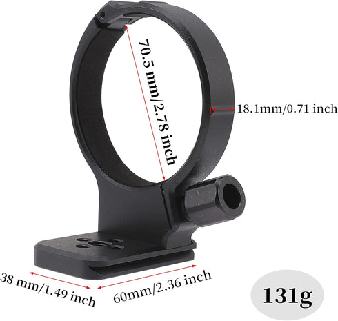 Run Shuangyu Tripod Mount Ring for Sigma APO 70-200mm F2.8 II EX DG Macro HSM 71mm...