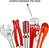 Maydahui 20PCS Hardware Hand Tool Pens Novelty Shape Black ink Ballpoint Pen Pipe Wrench Pincer Pliers Art Knife Spanner Hammer Screwdriver for Sc...