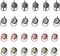 Ruwado 40 Pcs Metal Brad Fasteners with Pull Rings Large Paper Fasteners for DIY Art Crafting Project Drawer Decorative Scoreboard Kitchen Bathroo...
