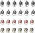 Ruwado 40 Pcs Metal Brad Fasteners with Pull Rings Large Paper Fasteners for DIY Art Crafting Project Drawer Decorative Scoreboard Kitchen Bathroo...