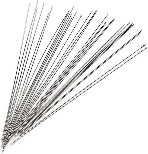 Beading Needles Size 11 Extra Short (25pcs) with Needle Storage Tube...