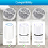 KEEPOW HEPA Filter Replacement Compatible with Frida Baby Air Purifier 3 in 1, RIGOGLIOSO Air Purifier GL2103, JINPUS GL-2103, LTLKY 900S, 2 Pack...